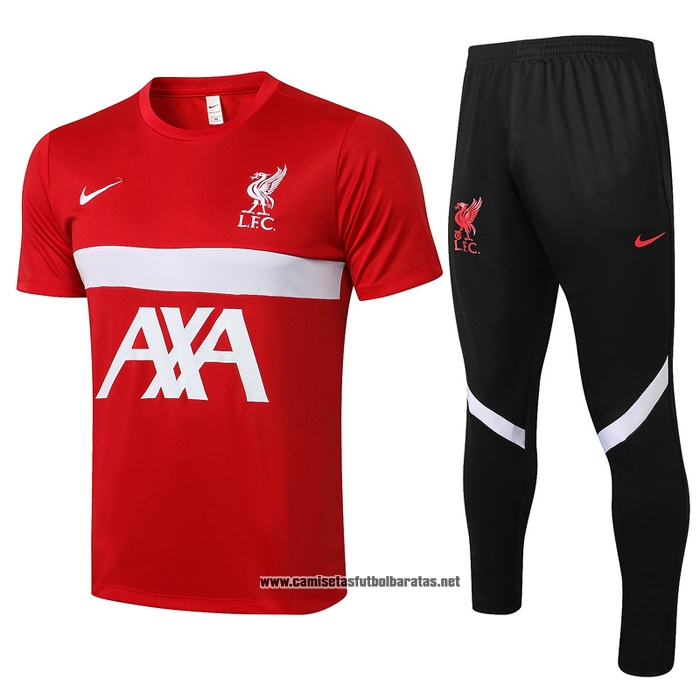 Chandal del Liverpool 2021-2022 Manga Corta Rojo